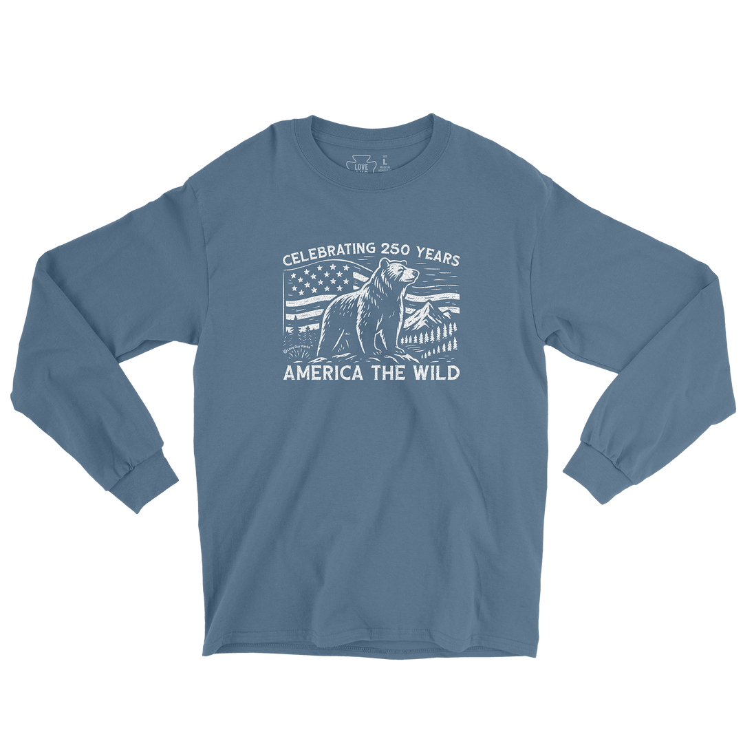 America The Wild Long Sleeve Tee