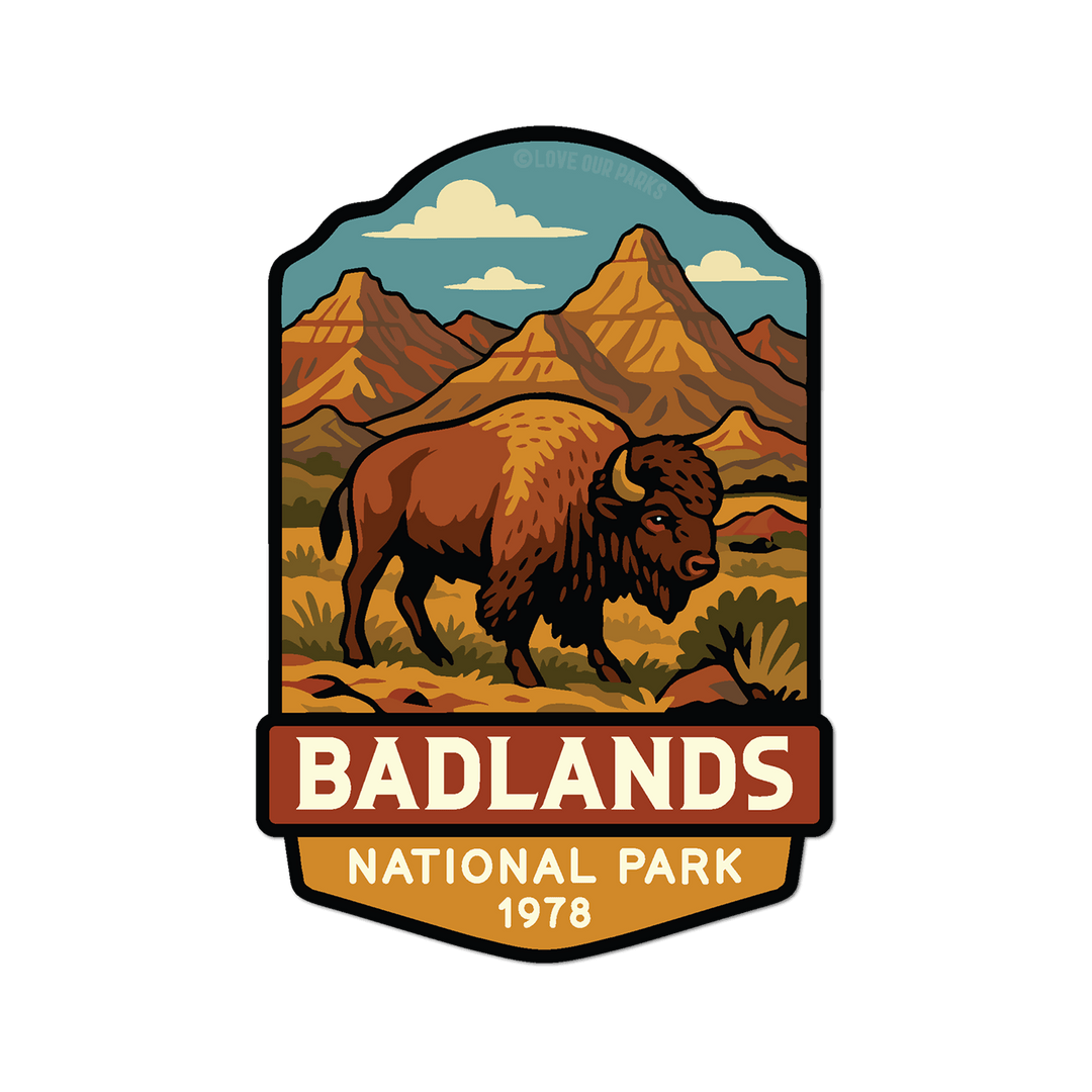 Badlands National Park Sticker