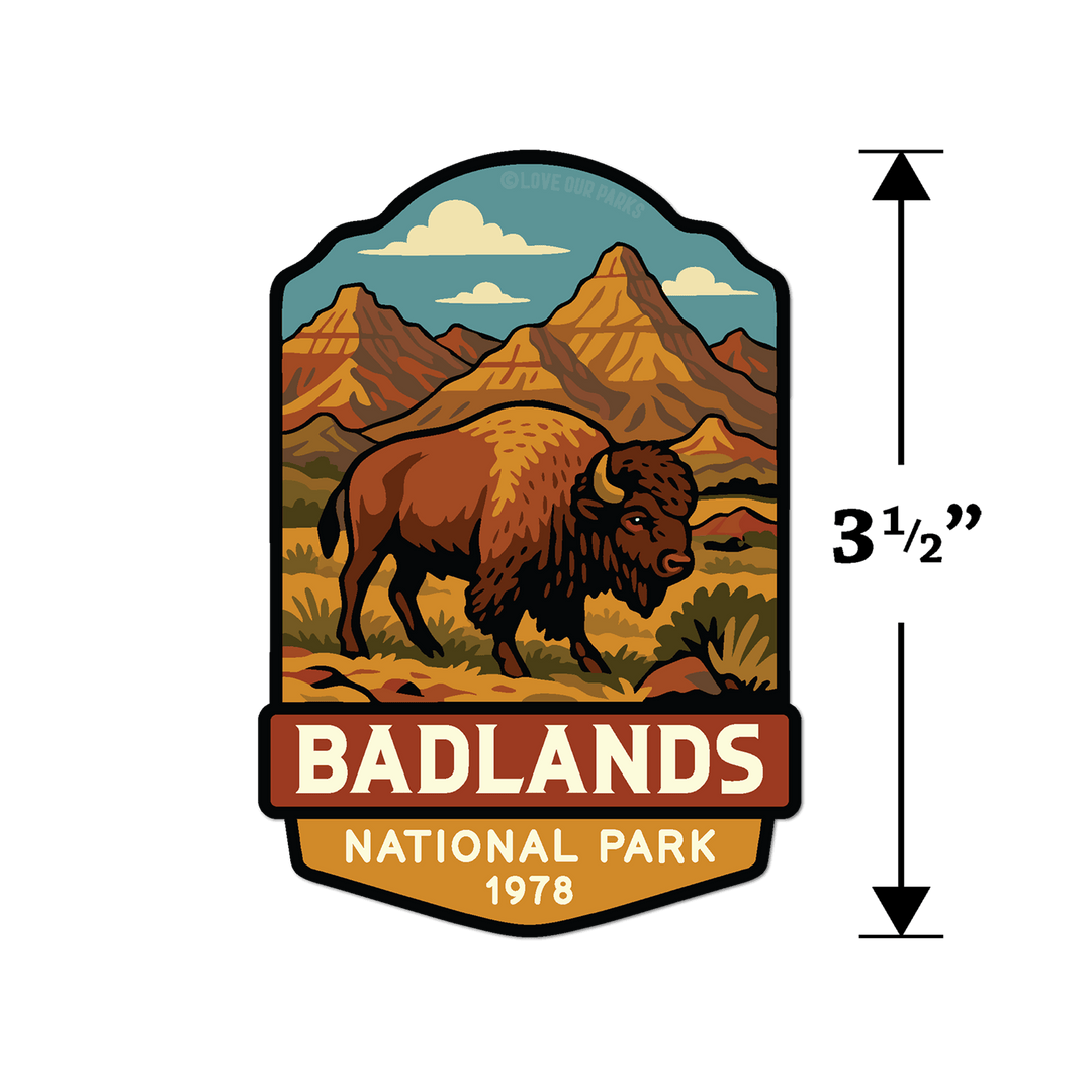 Badlands National Park Sticker