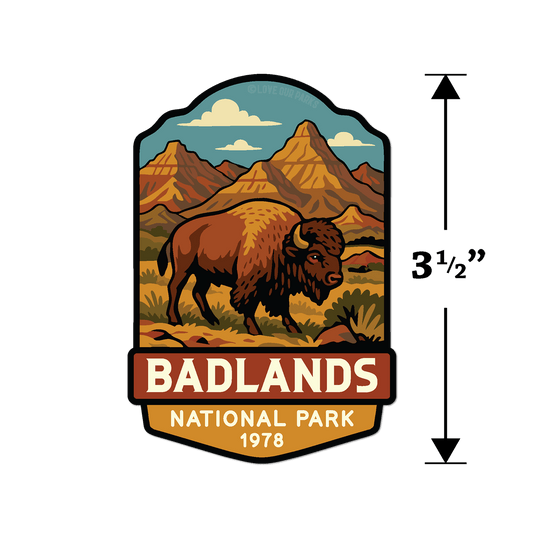 Badlands National Park Sticker