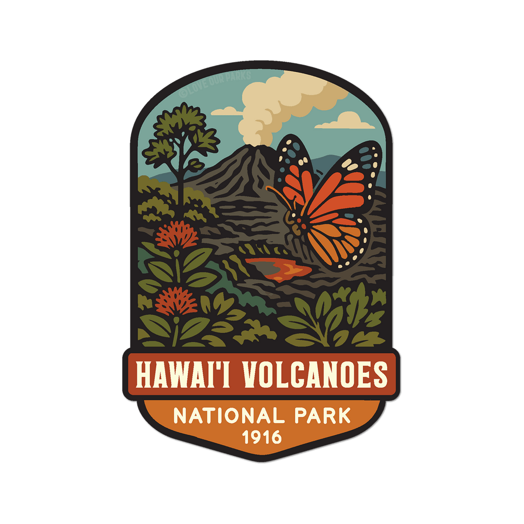 Hawaii Volcanoes National Park Sticker