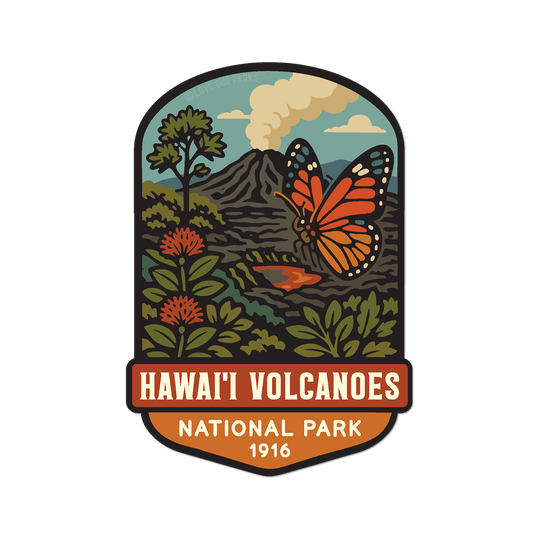 Hawaii Volcanoes National Park Sticker