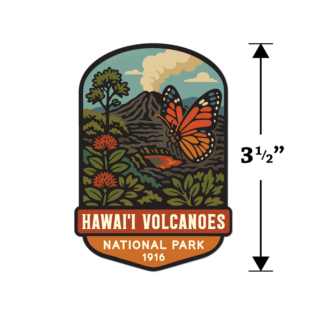 Hawaii Volcanoes National Park Sticker
