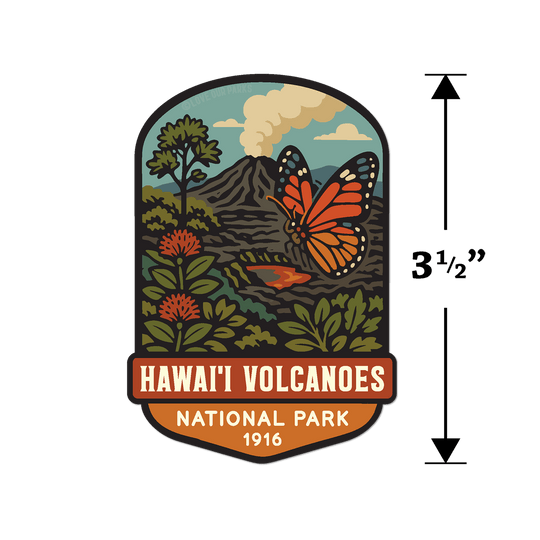 Hawaii Volcanoes National Park Sticker