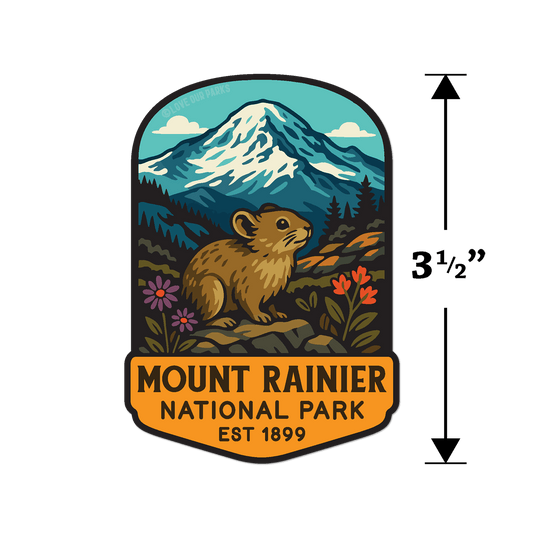 Mount Rainier National Park Sticker