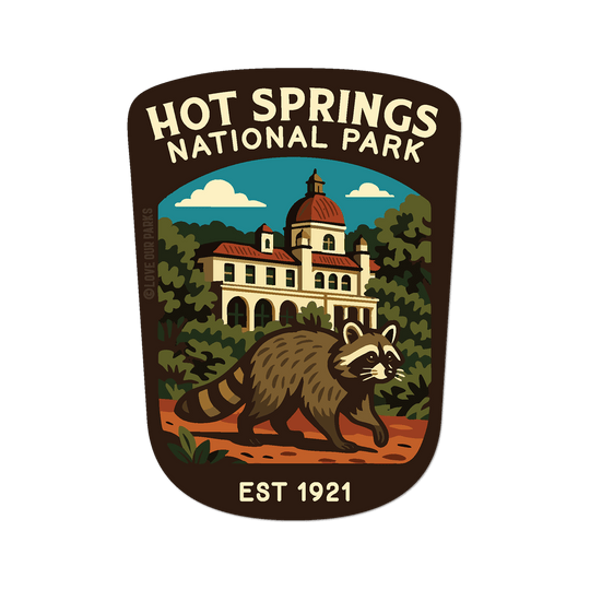 Hot Springs National Park Sticker