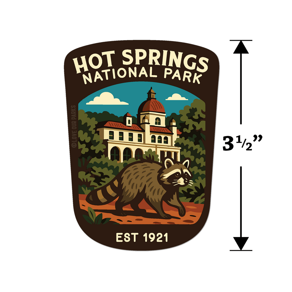 Hot Springs National Park Sticker