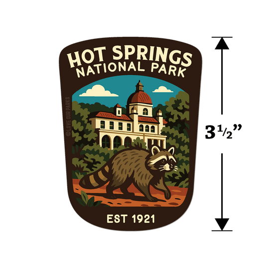 Hot Springs National Park Sticker