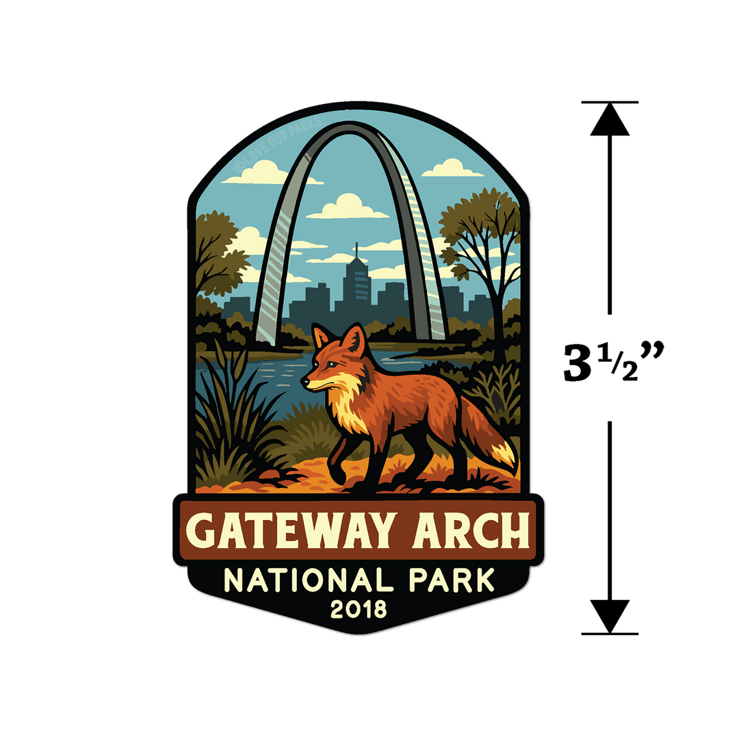 Gateway Arch National Park Sticker