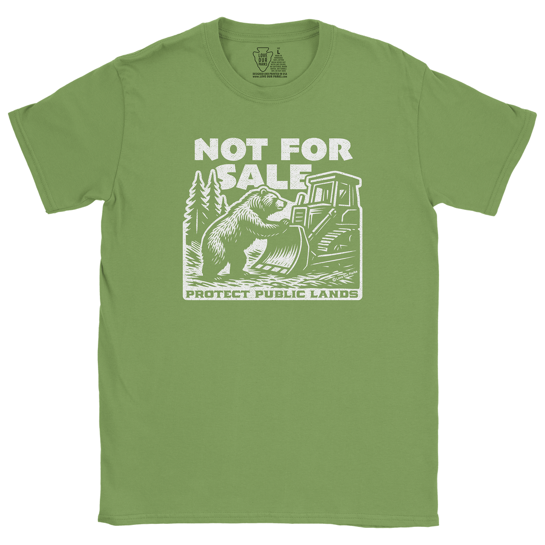 Not For Sale Public Lands Bulldozer Tee