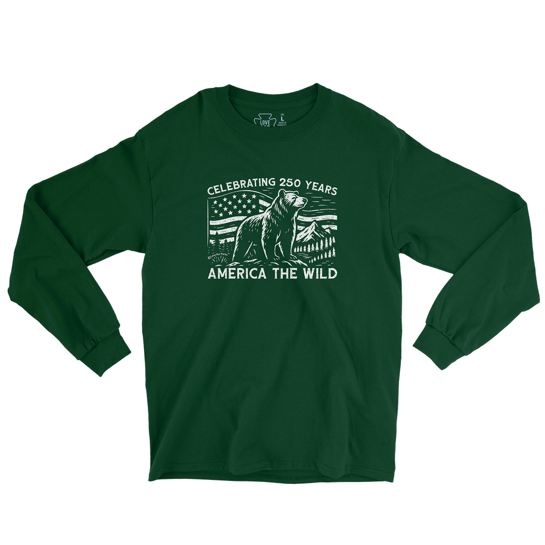 America The Wild Long Sleeve Tee