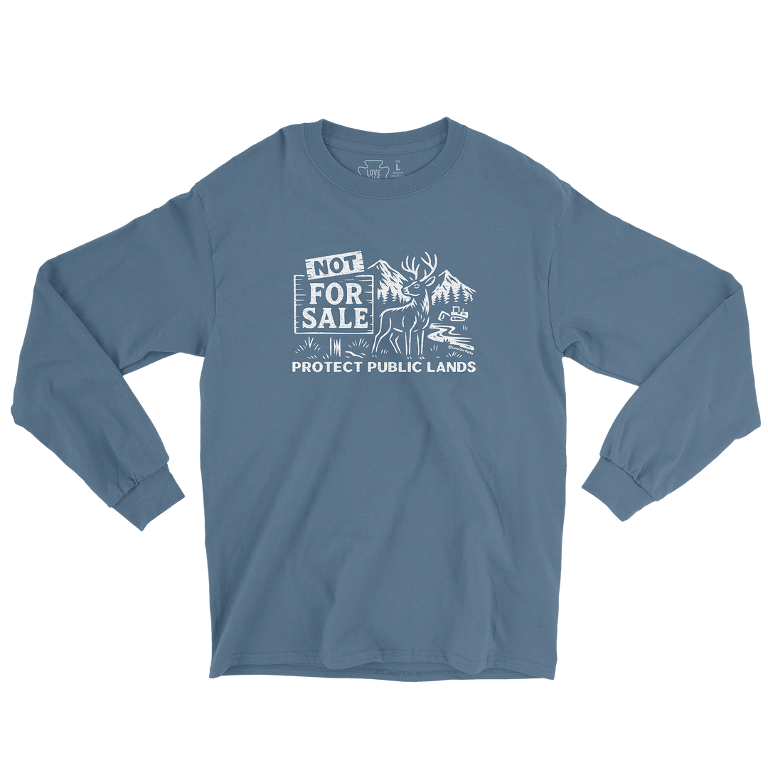 Protect Public Lands Deer Long Sleeve Tee