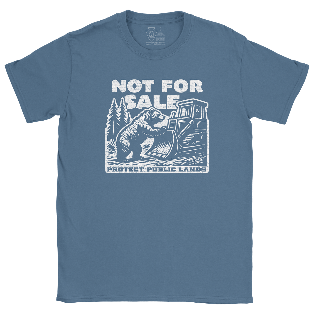 Not For Sale Public Lands Bulldozer Tee