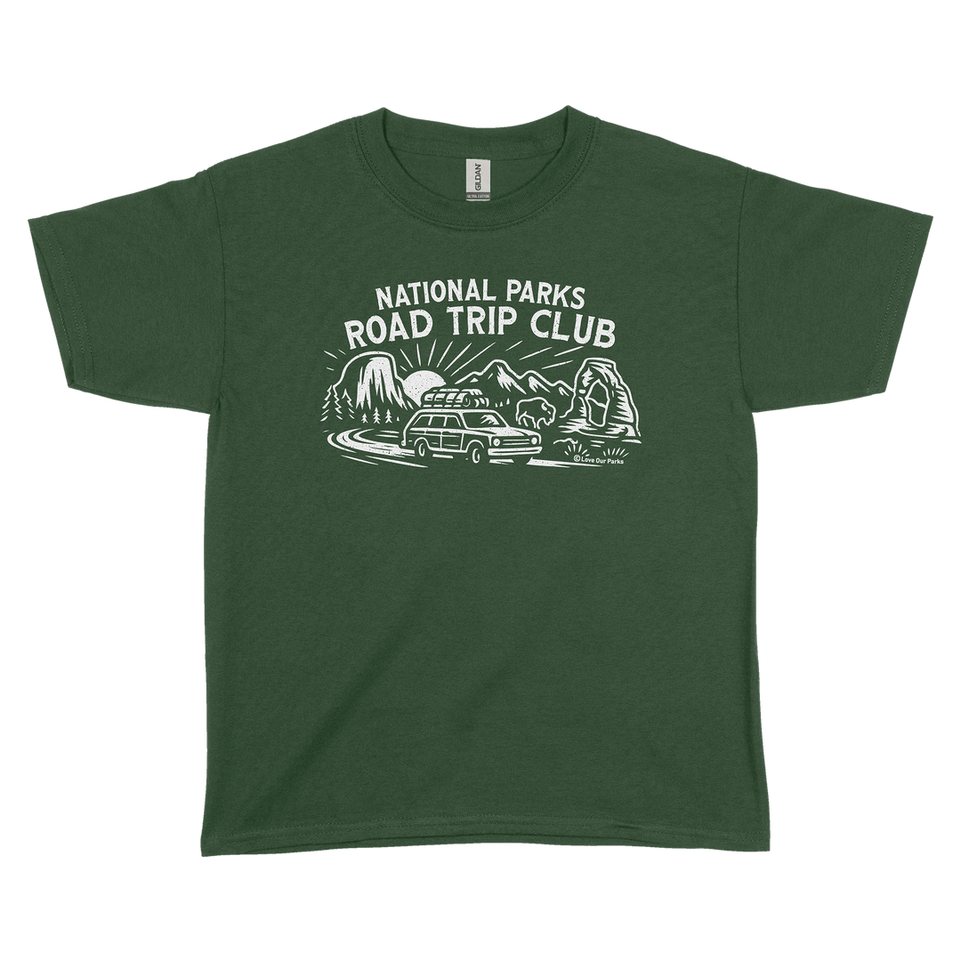 National Parks Road Trip Club Youth Tee