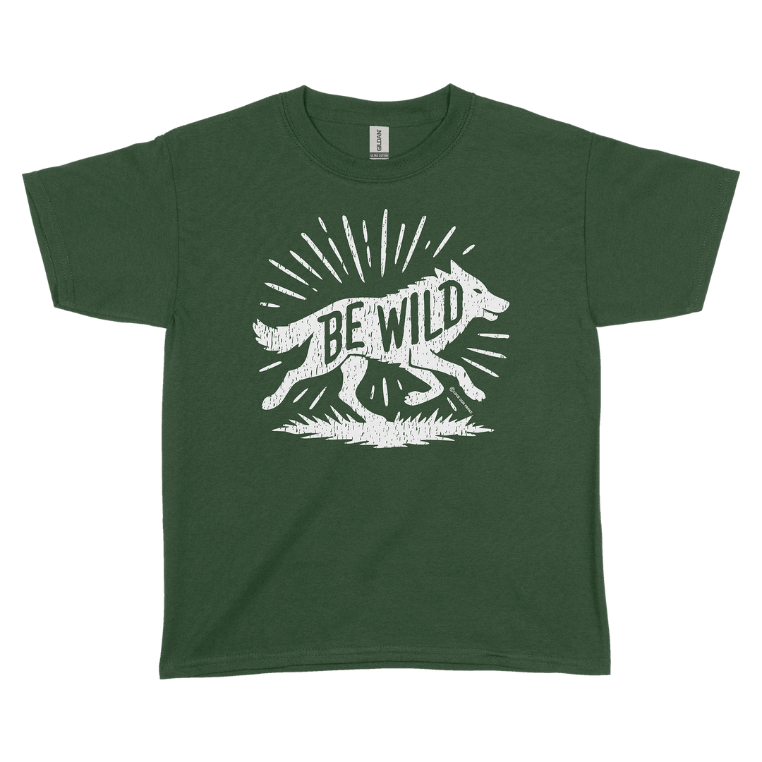 Be Wild Wolf Youth Tee