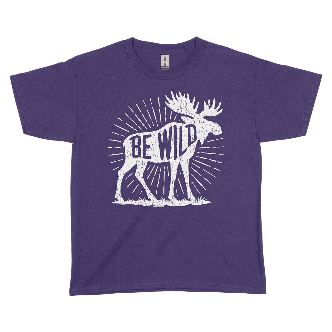 Be Wild Moose Youth Tee