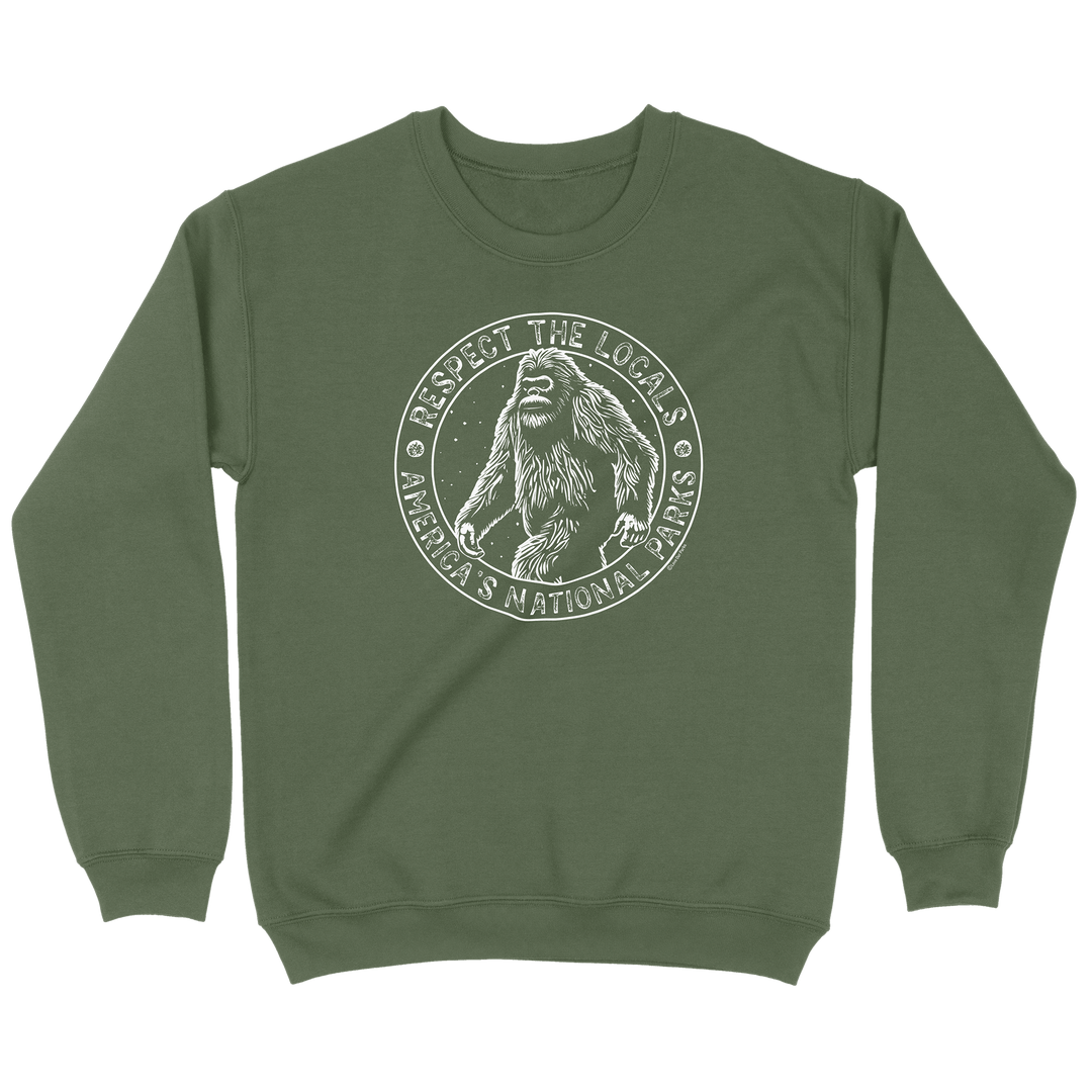 Respect The Locals Bigfoot Sweatshirt