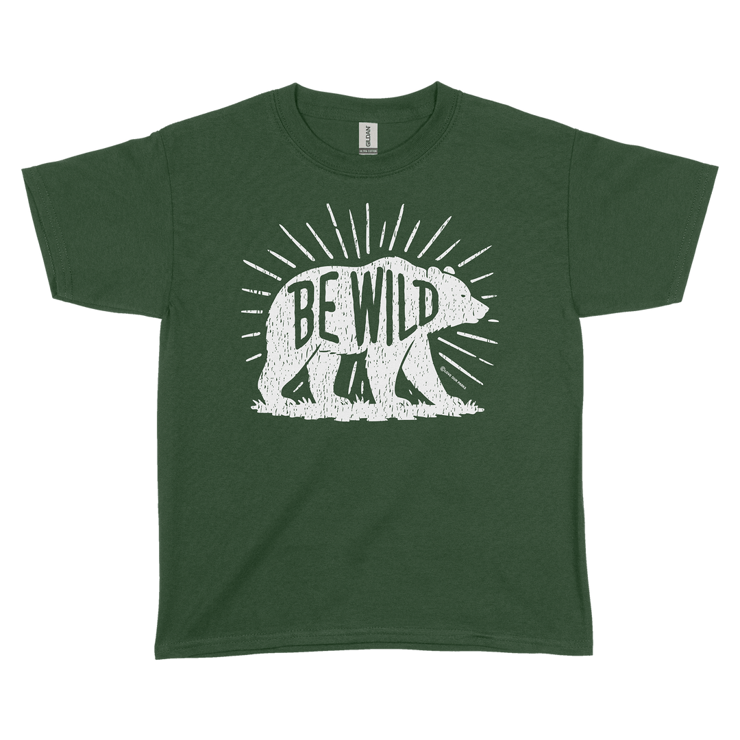 Be Wild Bear Youth Tee