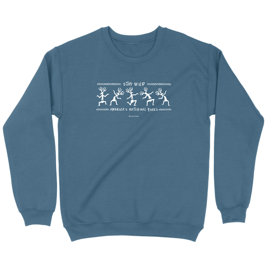 Stay Wild Petroglyphs Sweatshirt
