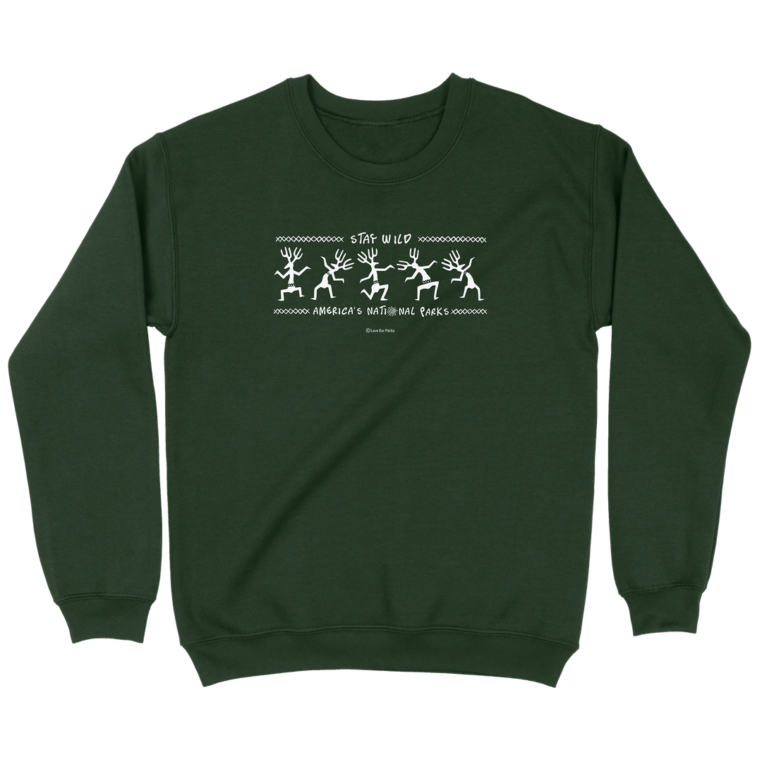 Stay Wild Petroglyphs Sweatshirt