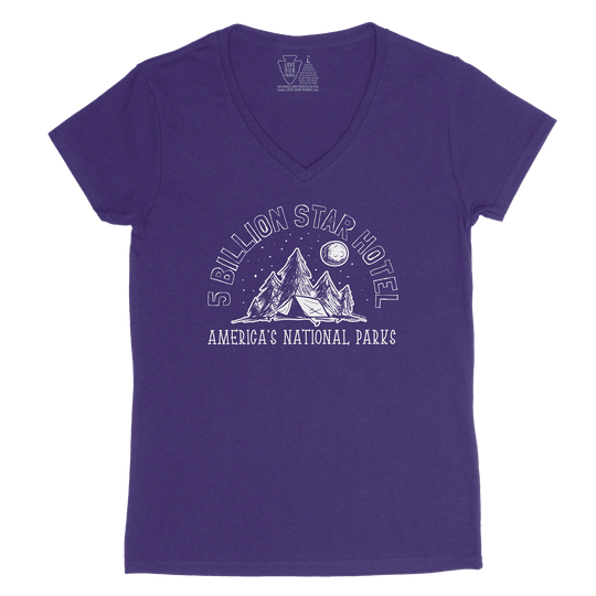 Five Billion Star Hotel Women's V-Neck Tee