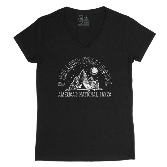 Five Billion Star Hotel Women's V-Neck Tee