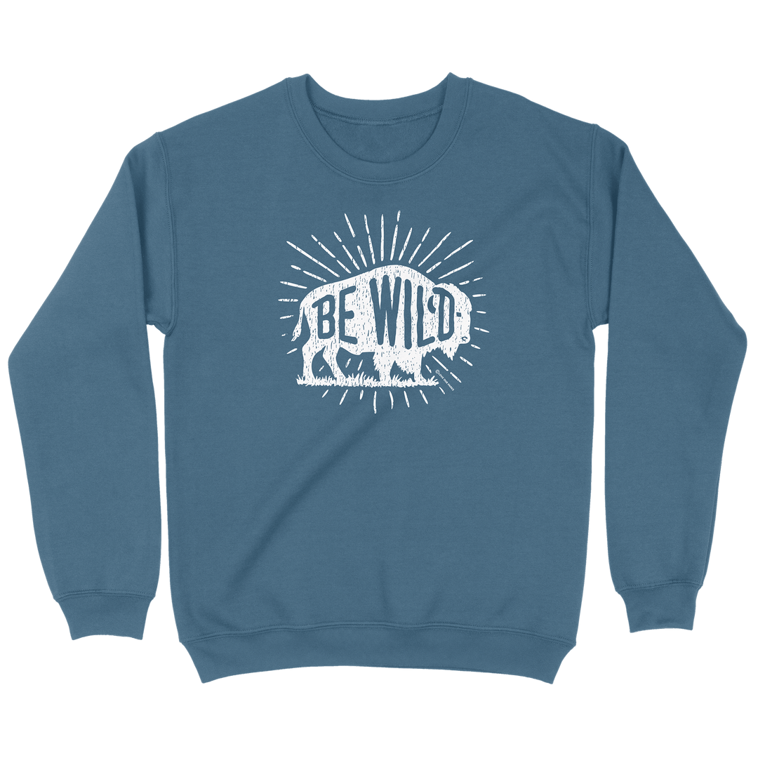 Be Wild Bison Sweatshirt