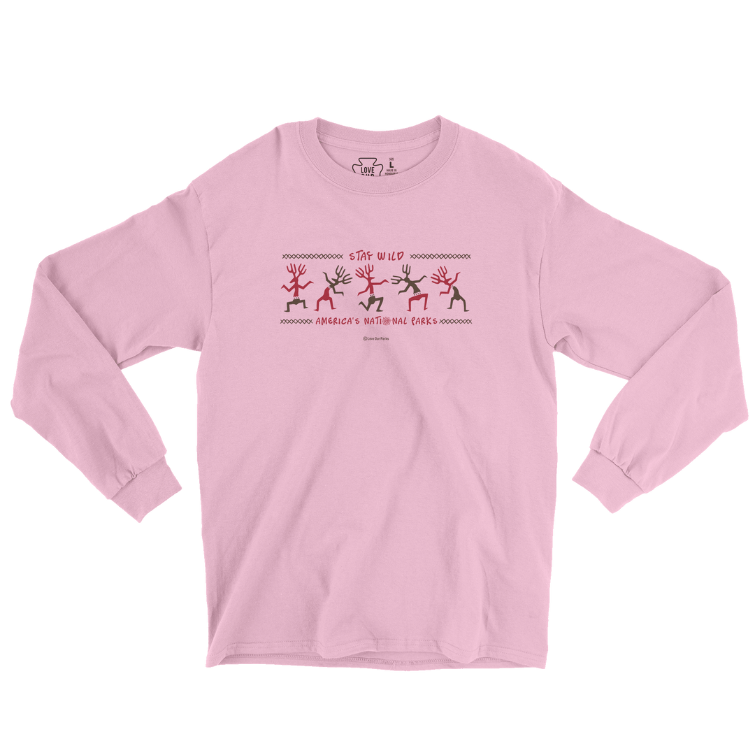 Stay Wild Petroglyphs Long Sleeve Tee