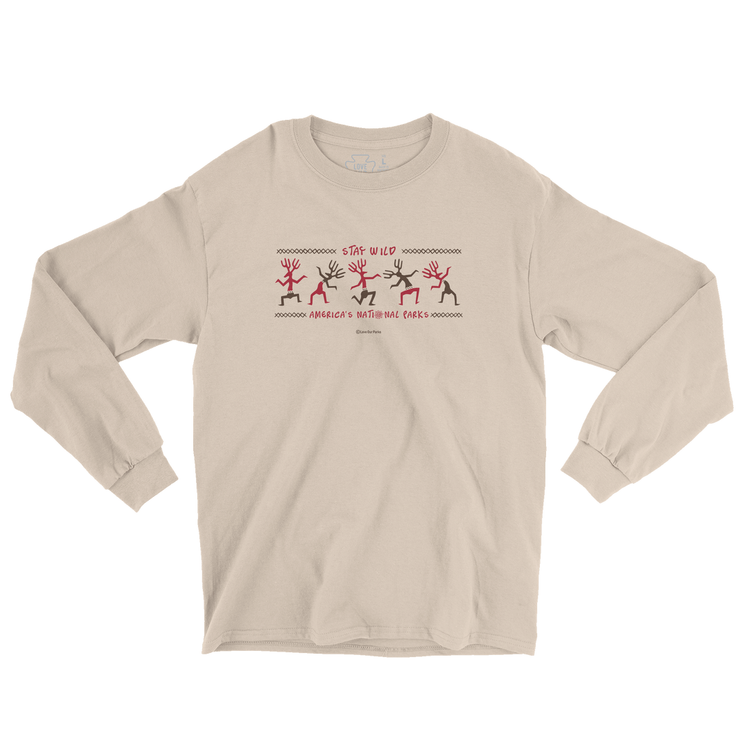 Stay Wild Petroglyphs Long Sleeve Tee