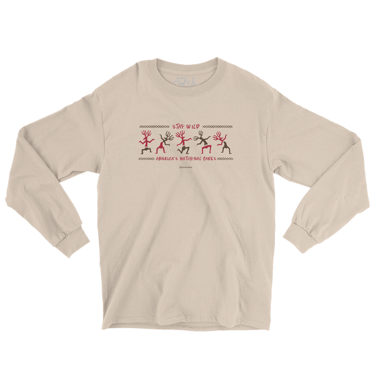 Stay Wild Petroglyphs Long Sleeve Tee