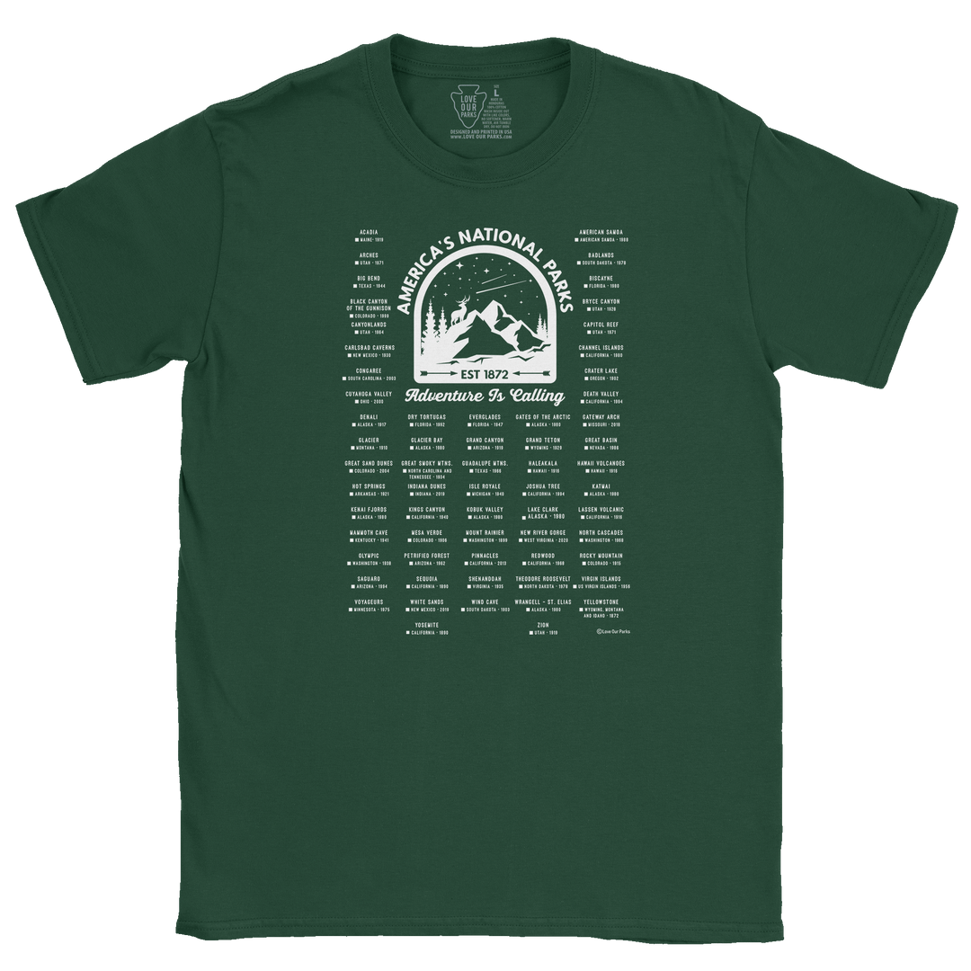 Mark Your 63 Parks Tee