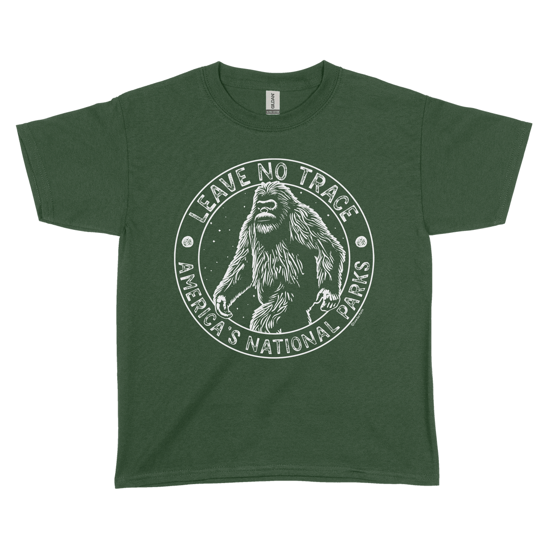 Leave No Trace Bigfoot Youth Tee