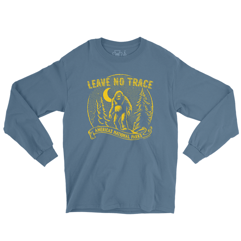 Leave No Trace Bigfoot Vintage Long Sleeve Tee