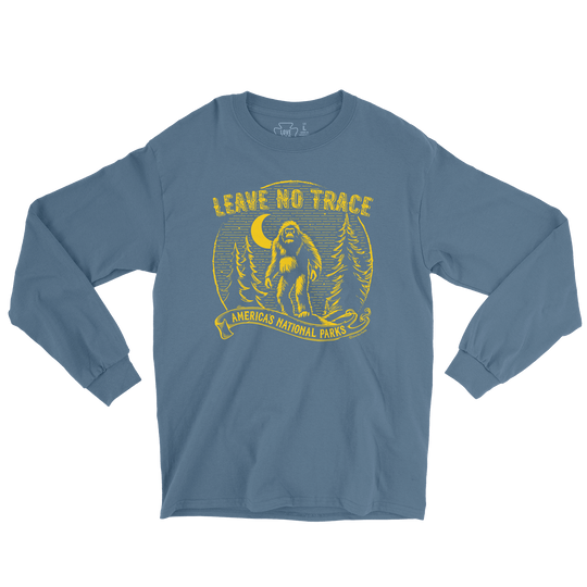 Leave No Trace Bigfoot Vintage Long Sleeve Tee