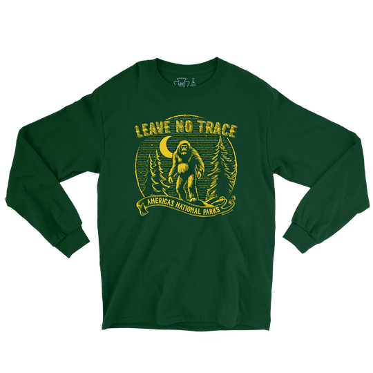 Leave No Trace Bigfoot Vintage Long Sleeve Tee