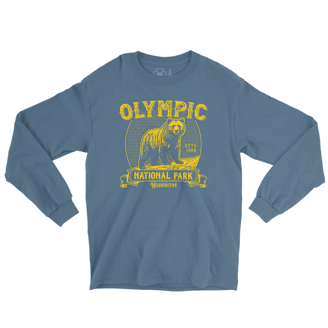 Olympic National Park Vintage Long Sleeve Tee