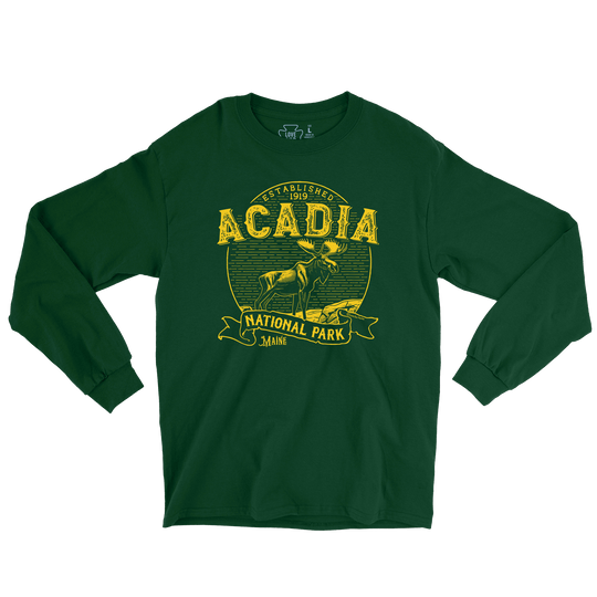 Acadia National Park Vintage Long Sleeve Tee