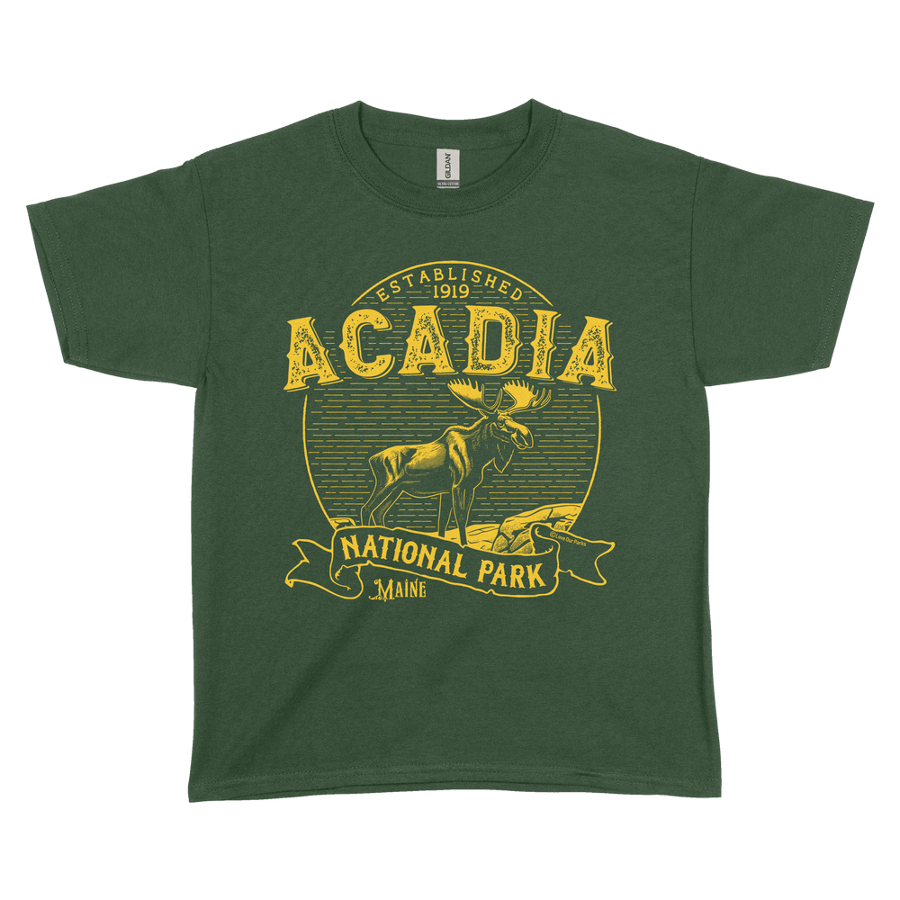 Acadia National Park Vintage Youth Tee