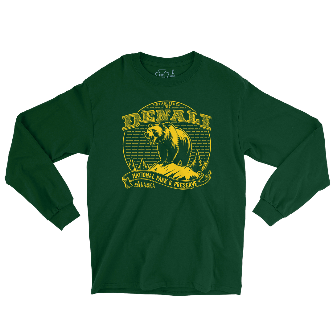 Denali National Park Vintage Long Sleeve Tee