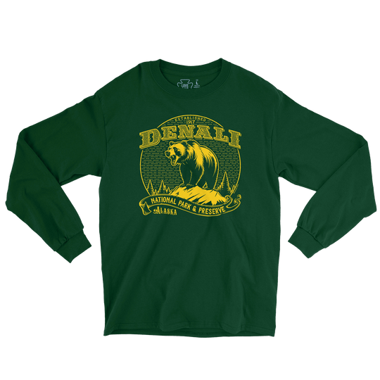 Denali National Park Vintage Long Sleeve Tee