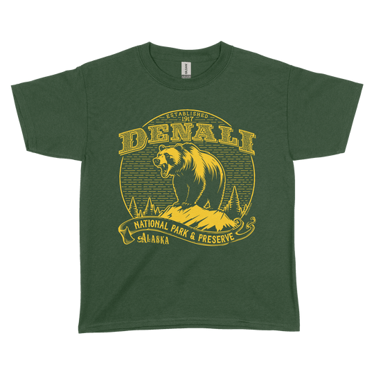 Denali National Park Vintage Youth Tee