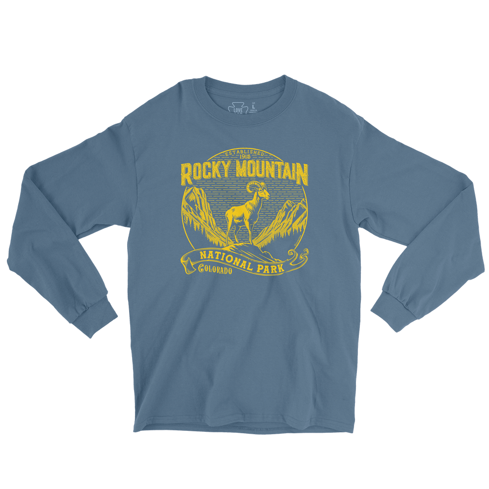 Rocky Mountain National Park Vintage Long Sleeve Tee