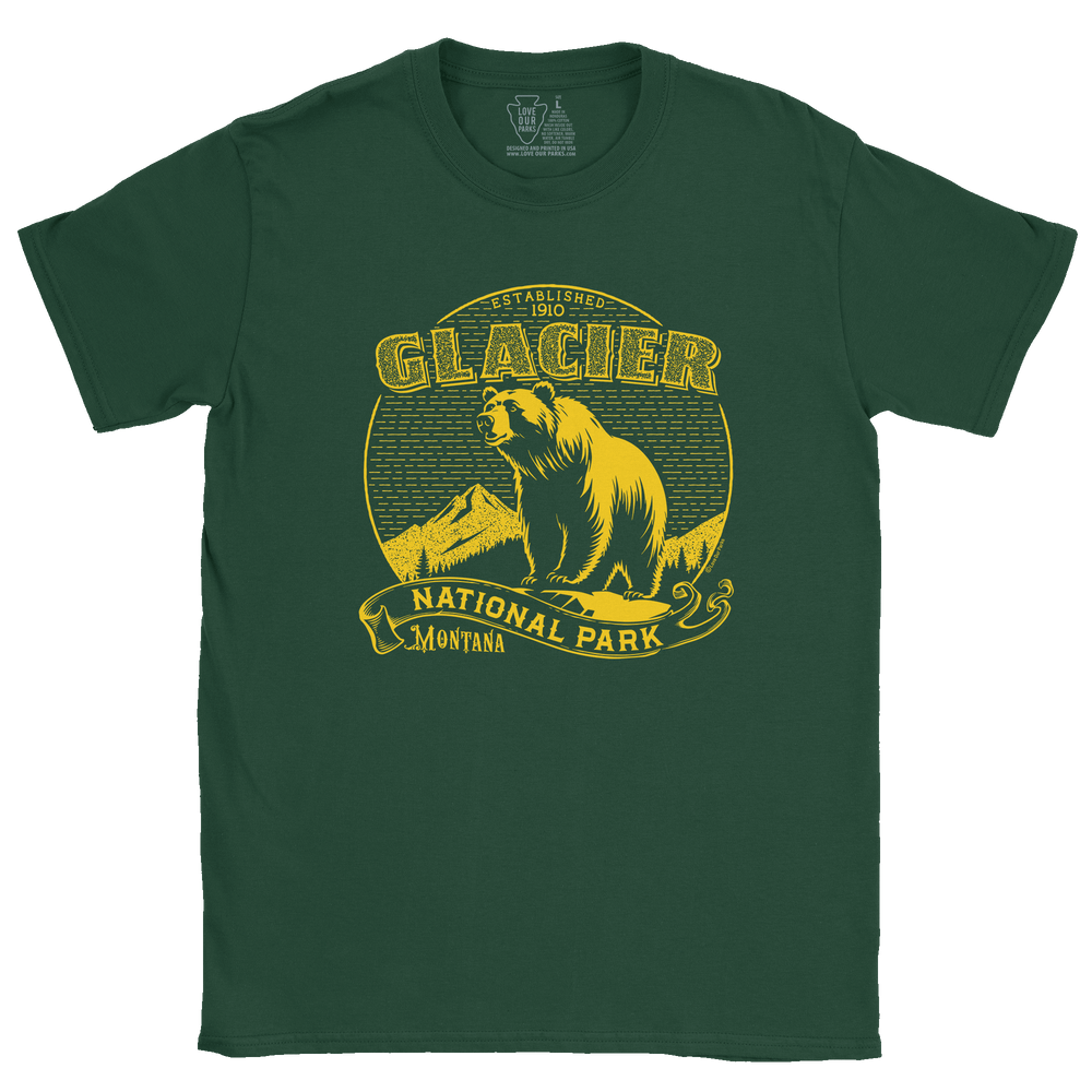 Glacier National Park Vintage T-Shirt