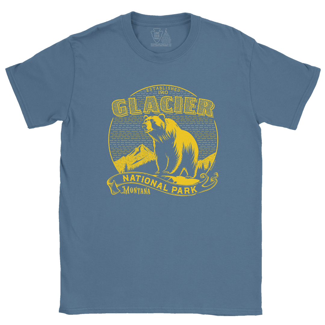 Glacier National Park Vintage T-Shirt