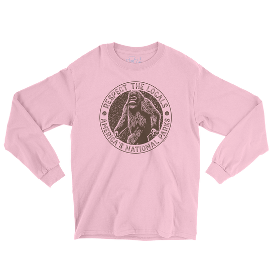 Respect The Locals Bigfoot Long Sleeve Tee