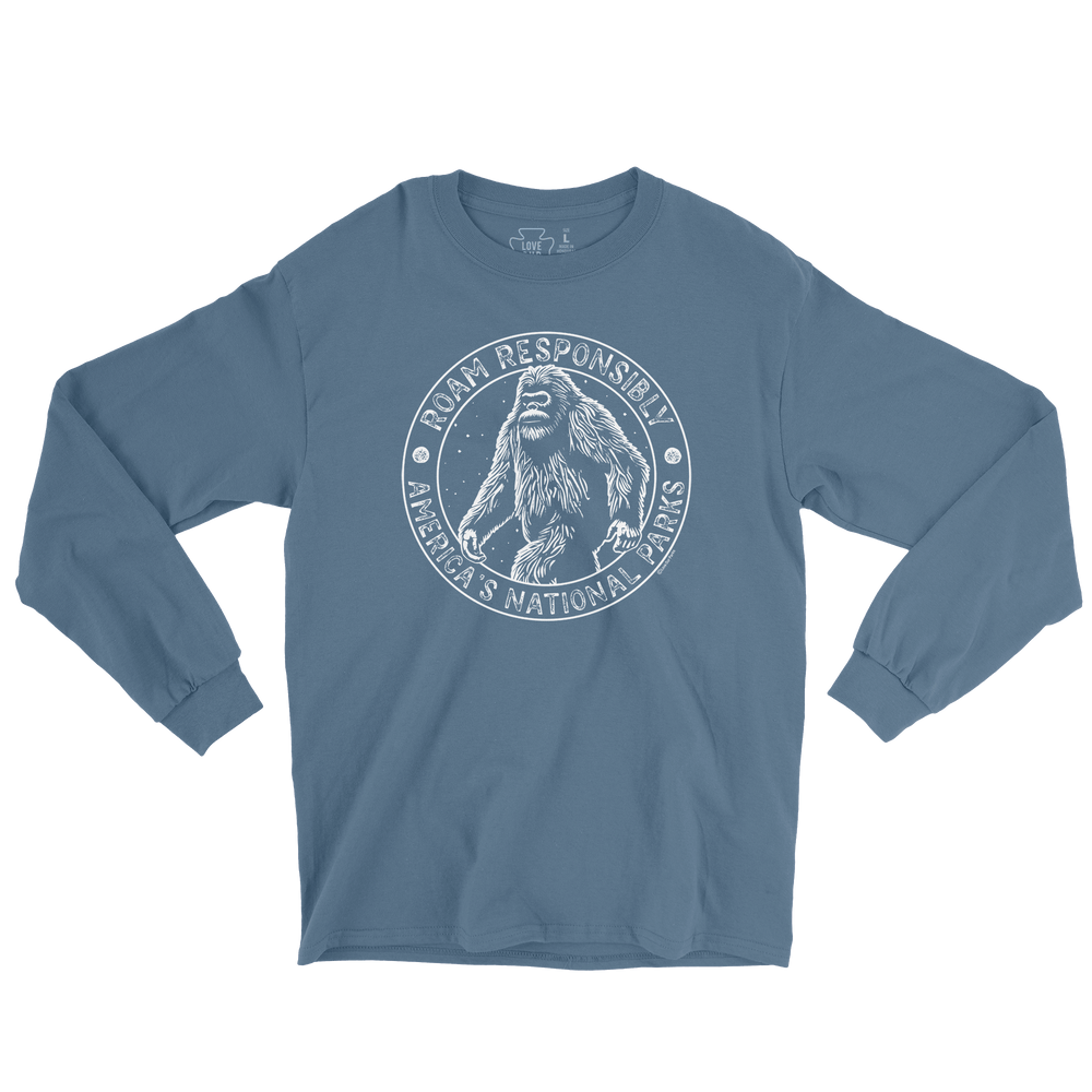 Roam Responsibly Bigfoot Long Sleeve Tee