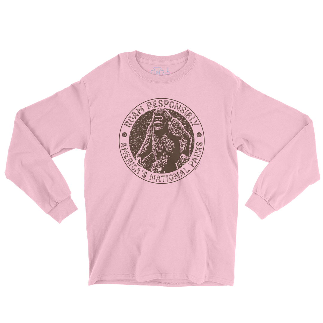 Roam Responsibly Bigfoot Long Sleeve Tee
