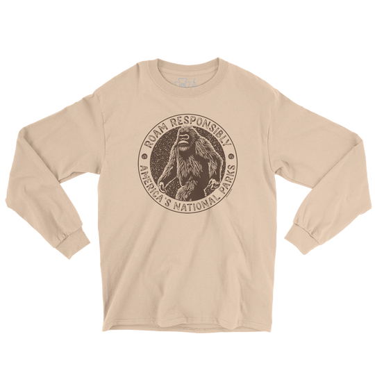 Roam Responsibly Bigfoot Long Sleeve Tee
