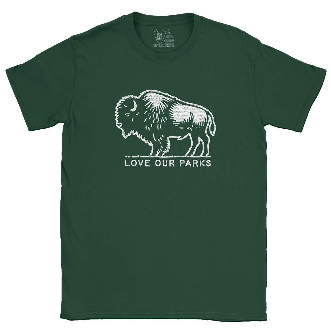 Love Our Parks Bison Tee