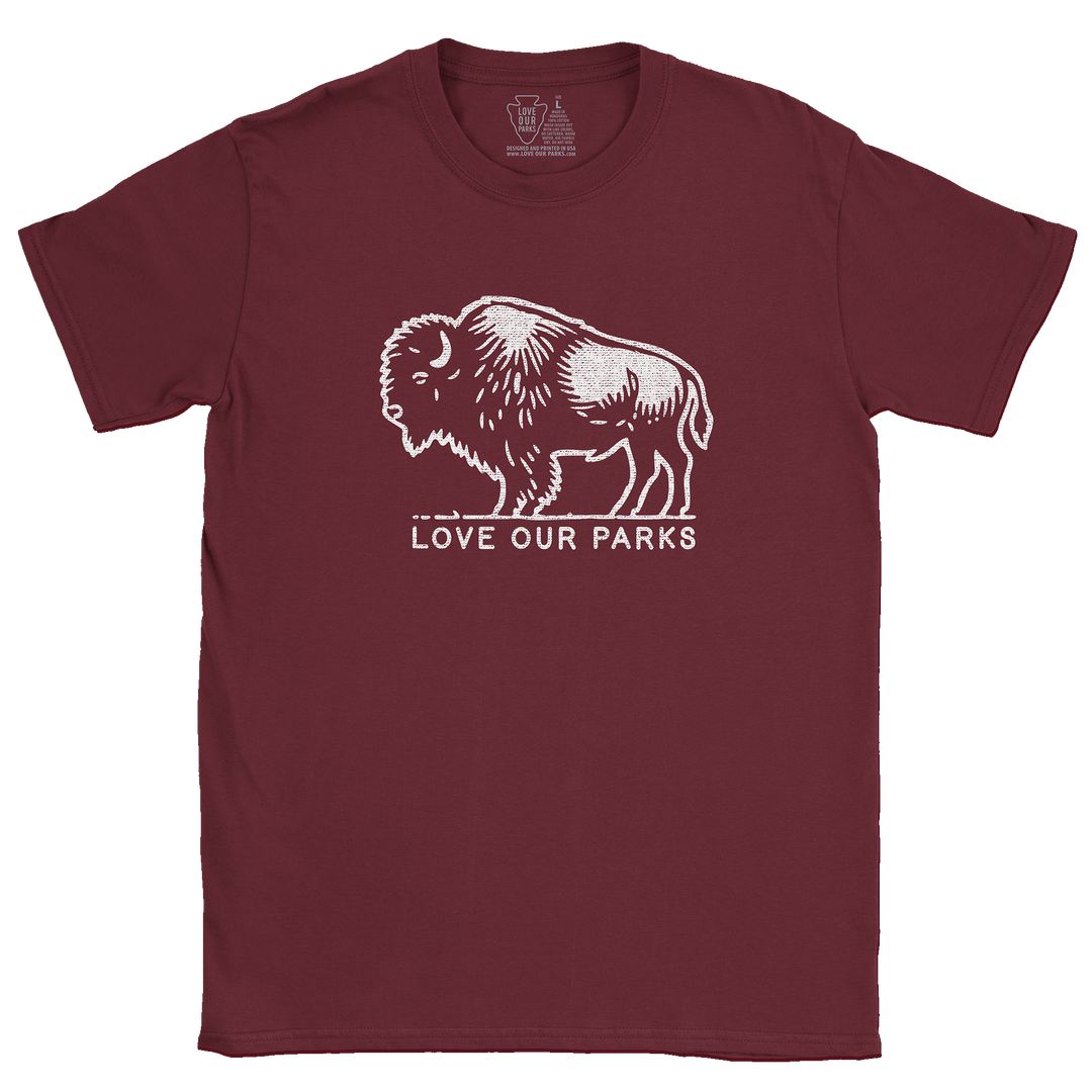 Love Our Parks Bison Tee